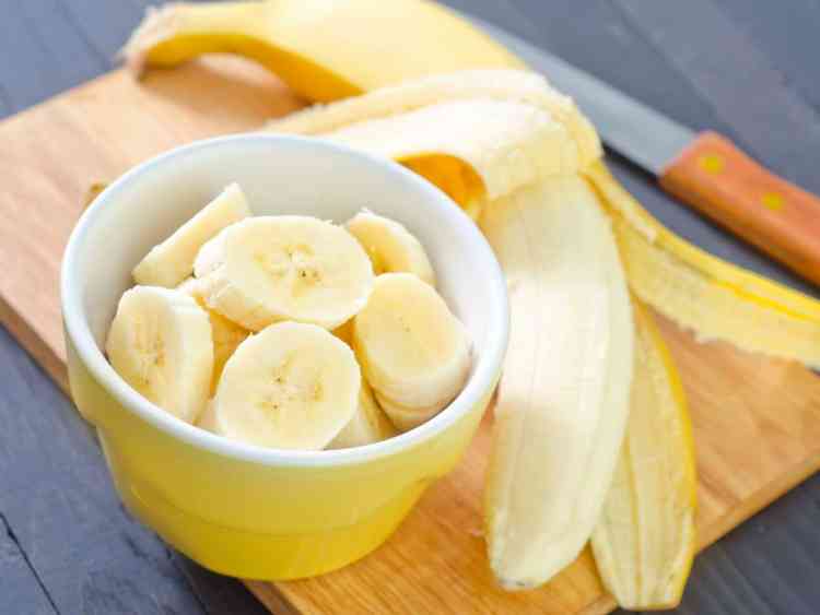 وصفة الموز وزيت اللوز